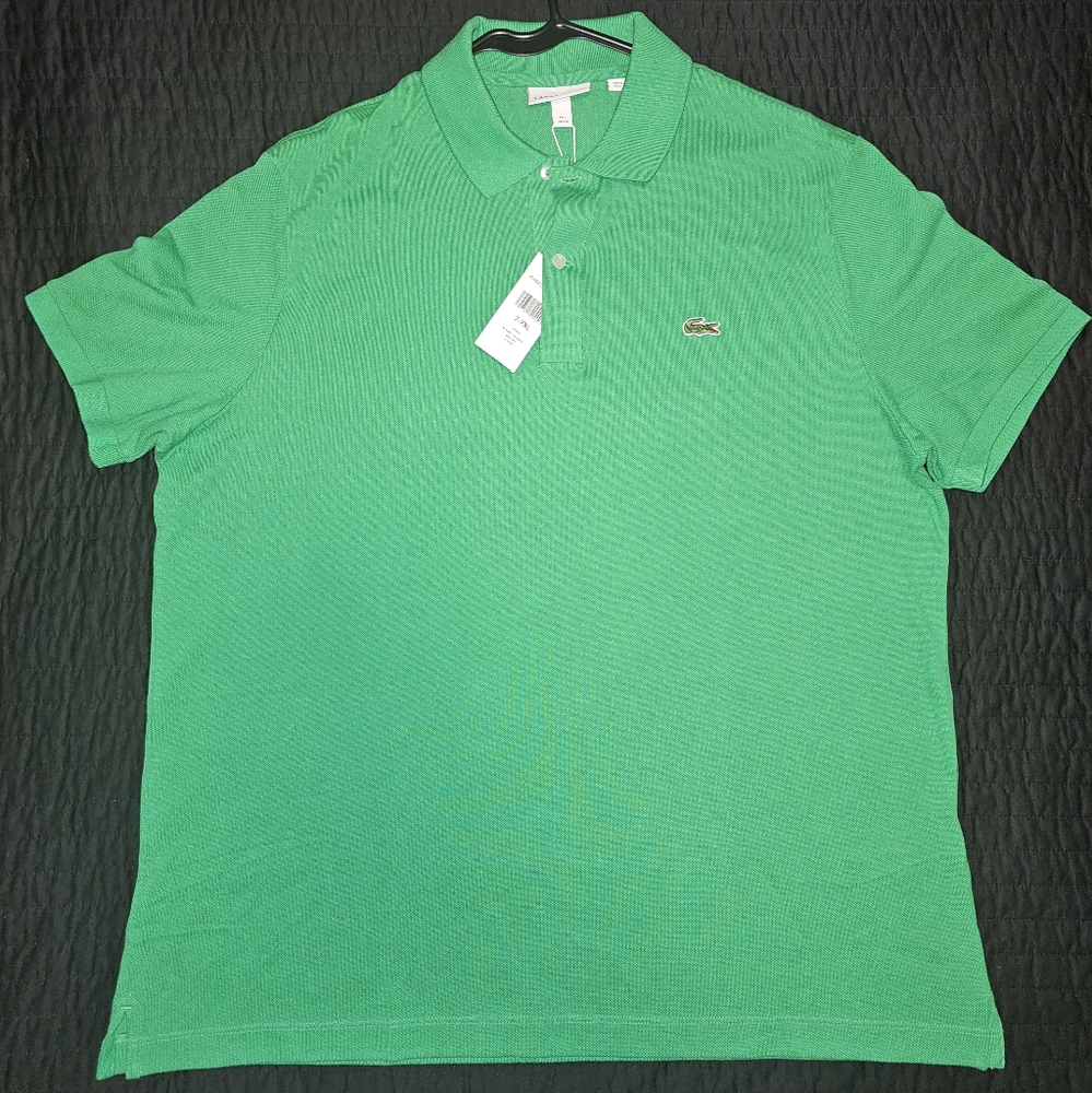 Lacoste Men's Green Polo Shirt